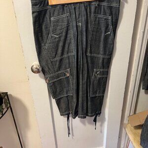 ALL COTTON CROPPED PANTSUIT